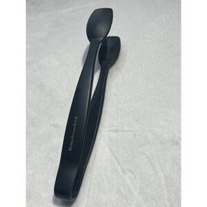 KitchenAid Black Serving Tongs Kitchen Utensil Nylon Salad Serving